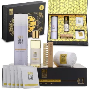 Gold Standard Shoe Cleaner Kit Limited Edition| Vault Gift Box Set comes with Shoe Protector Spray