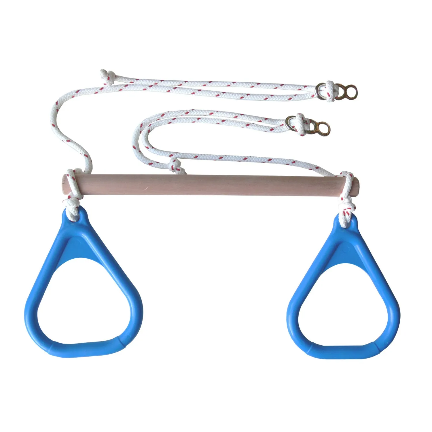 Gym Rings and Trapeze Bar Combo - Blue