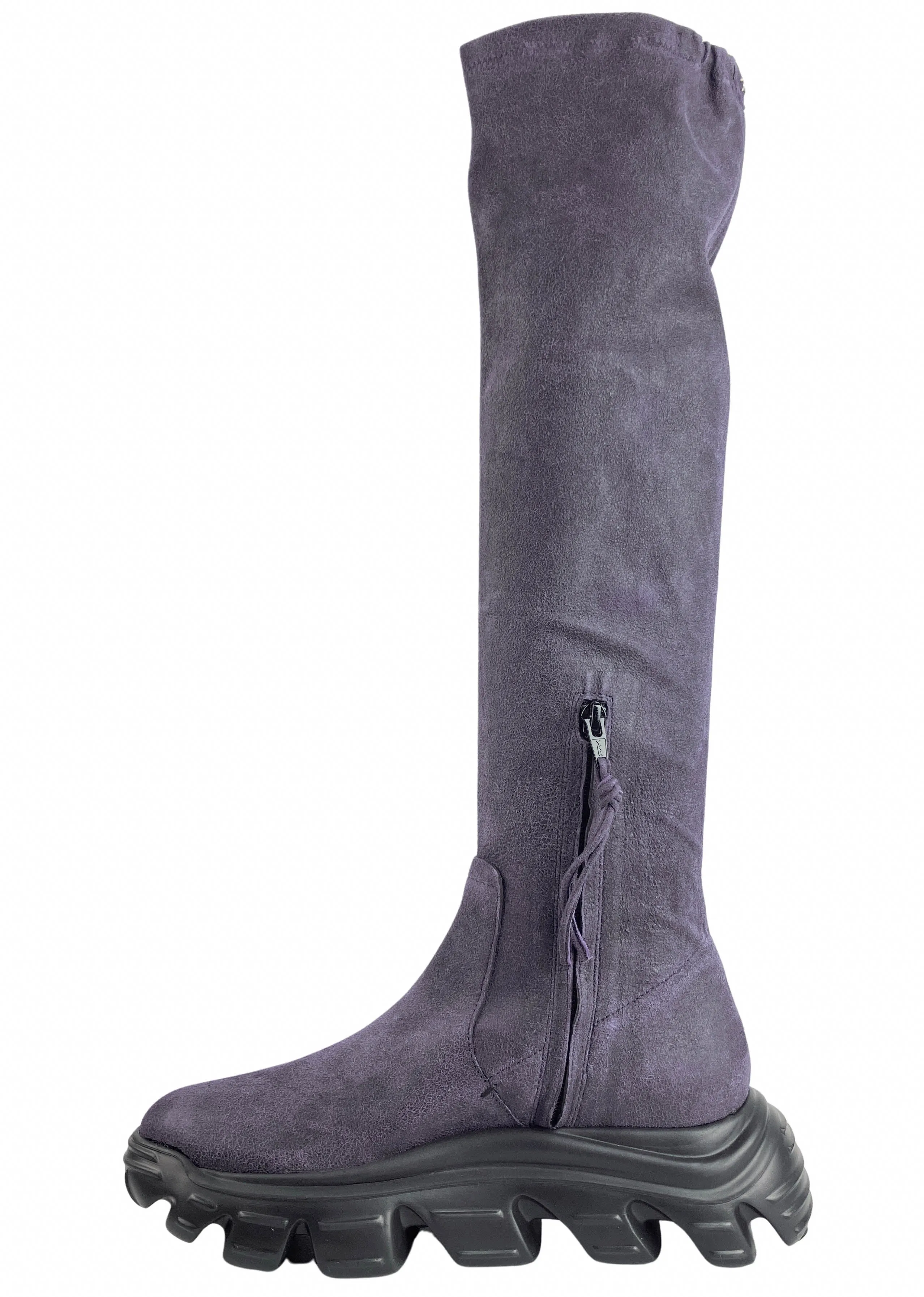 Henry Beguelin Knee High Boots in Violet