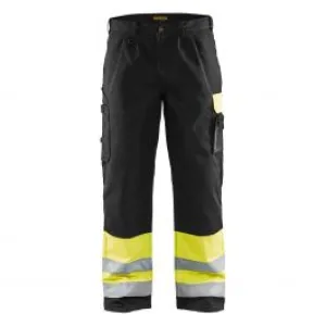 High&#x20;Vis&#x20;Trousers&#x20;1584&#x20;High&#x20;Vis&#x20;Geel&#x2F;Zwart&#x20;-&#x20;Bl&#xE5;kl&#xE4;der