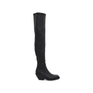 Hooper Over The Knee Boot in Black