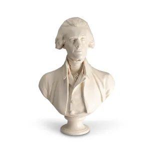 Houdon 28" White Thomas Jefferson Bust