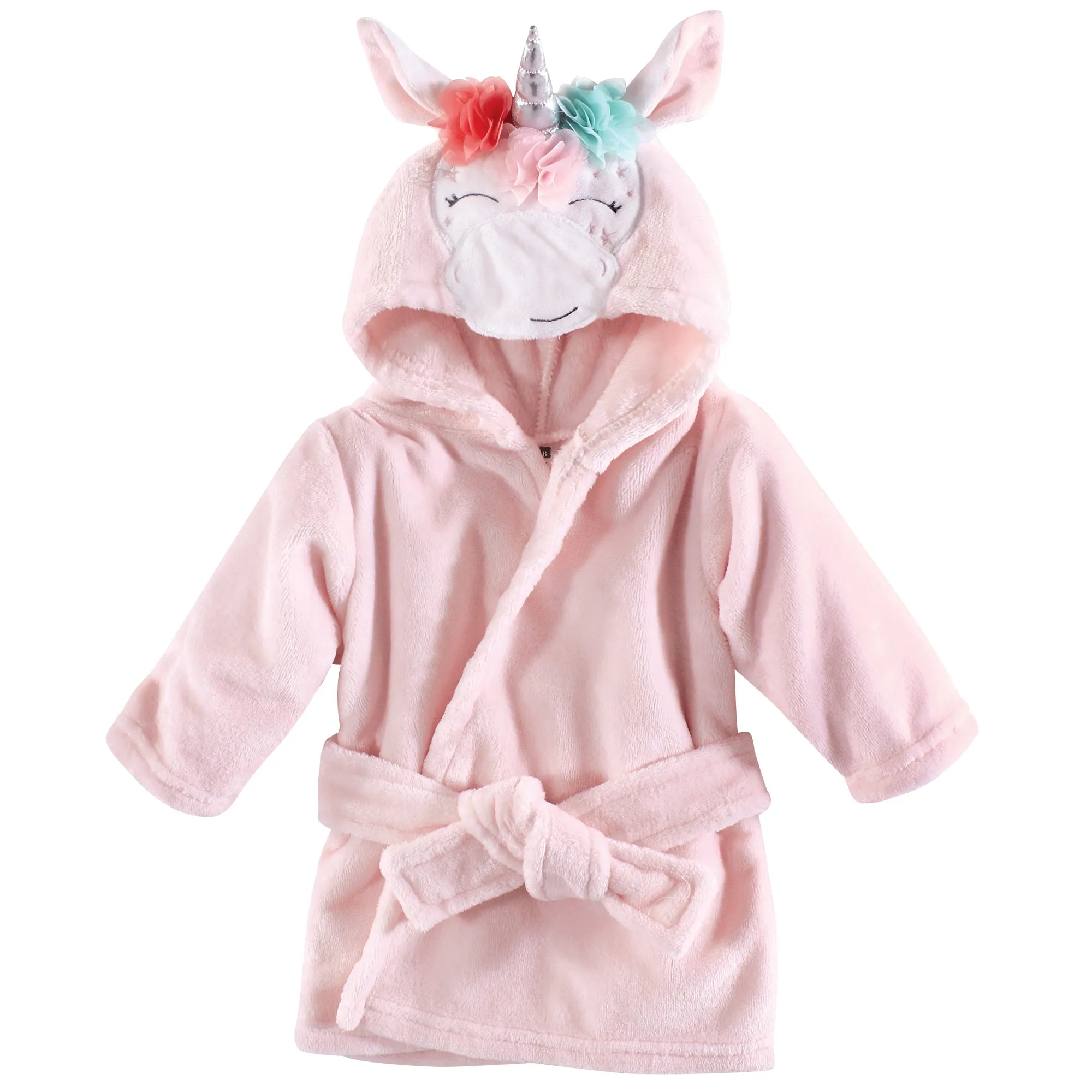 Hudson Baby Plush Pool and Beach Robe Cover-ups, Whimsical Unicorn