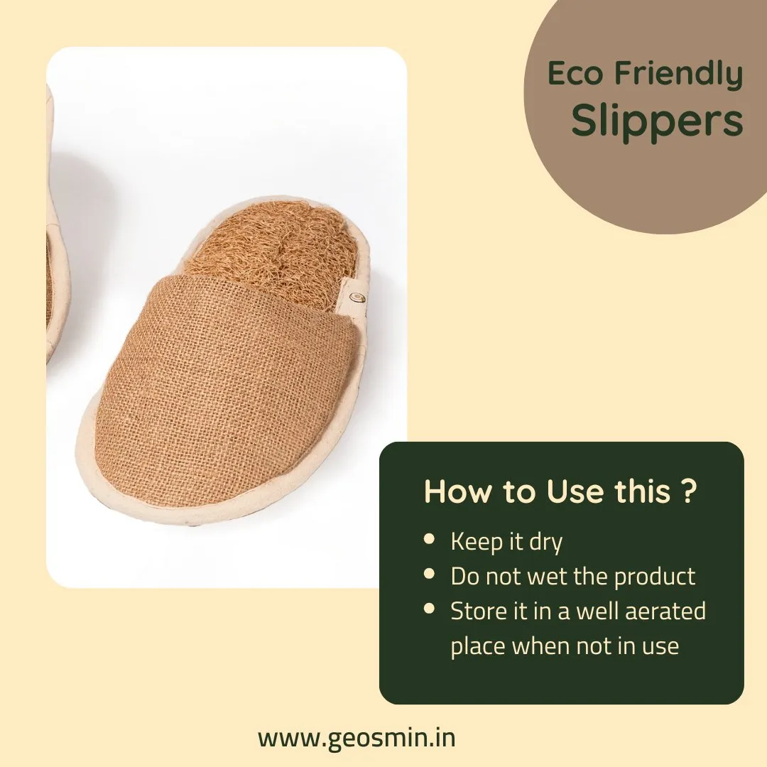 Indoor Slippers – Loofah | Closed Toe Slidders