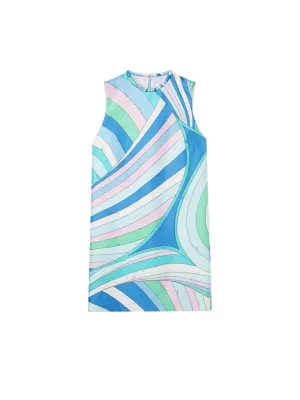 Iride-Print Shift Minidress