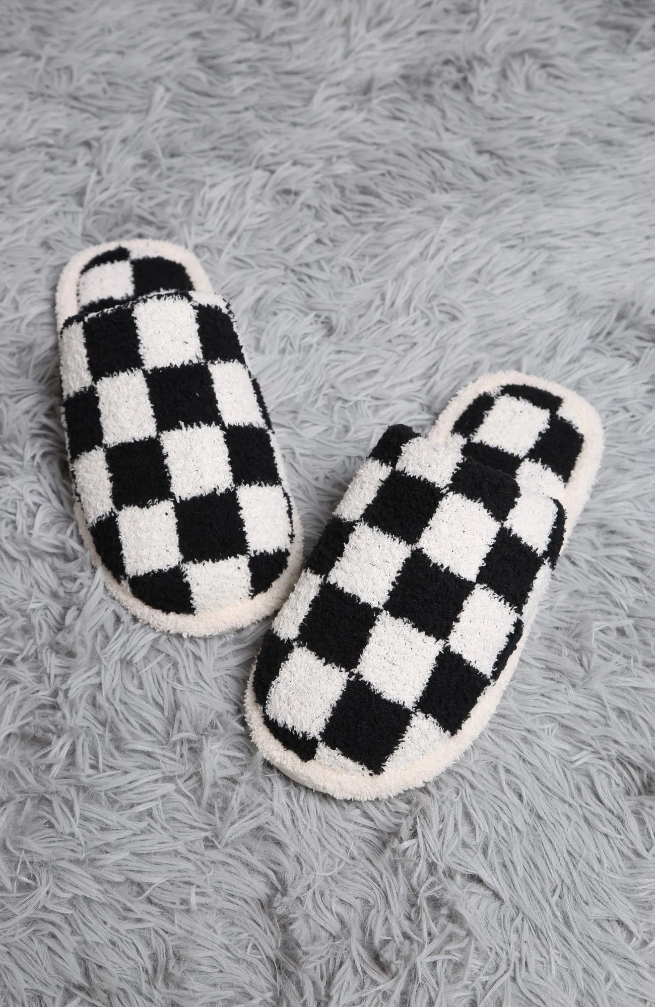 JCL4216 Super Lux Checkered Slippers