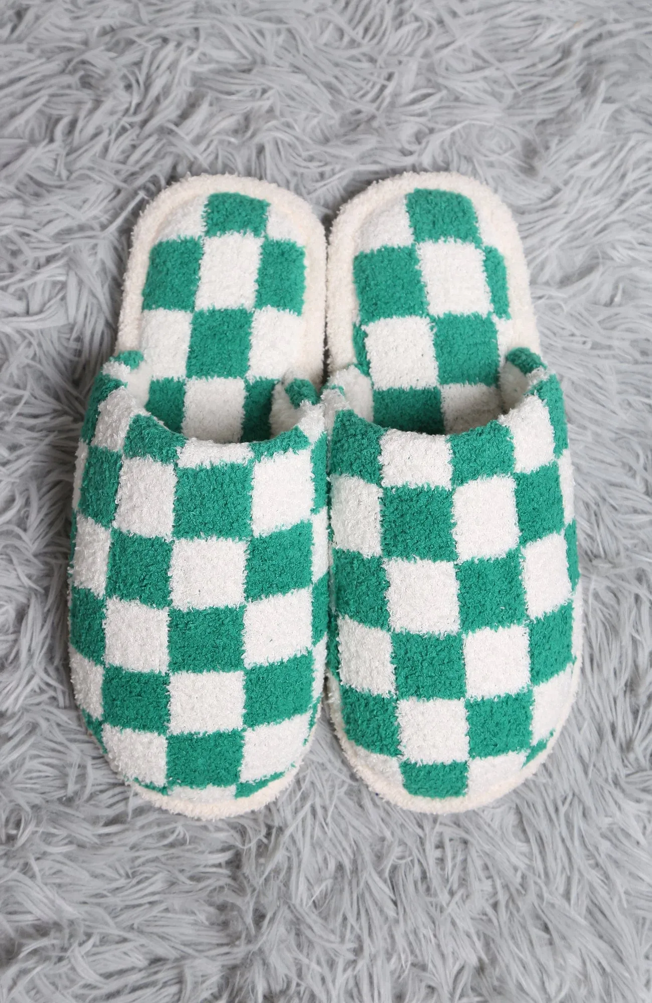 JCL4216 Super Lux Checkered Slippers