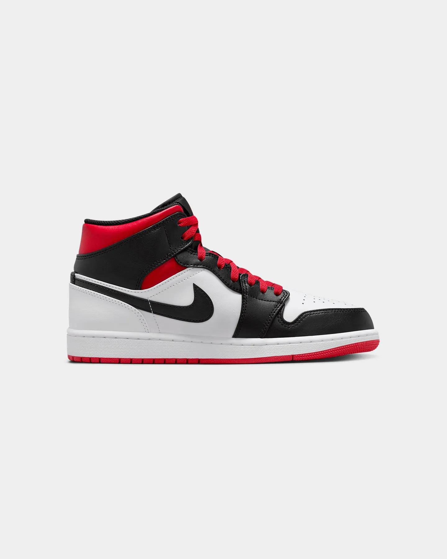 Jordan Air Jordan 1 Mid "Gym Red Black Toe" White/Gym Red