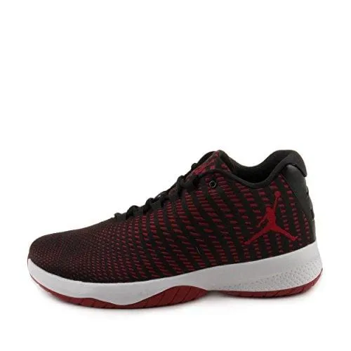 Jordan Mens B. Fly Basketball Shoe Black/Gym Red-Dark Grey-White 11