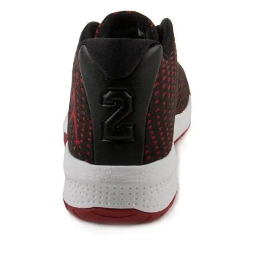 Jordan Mens B. Fly Basketball Shoe Black/Gym Red-Dark Grey-White 11