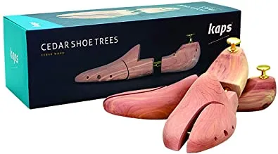 Kaps | Hand-Made 100% Cedar Wood Shoe Trees | Aromatic Refreshing Moisture Absorption