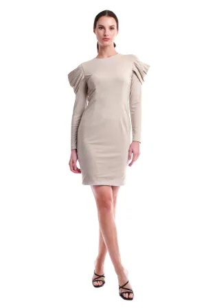 Kaylene Drape Sleeves Dress