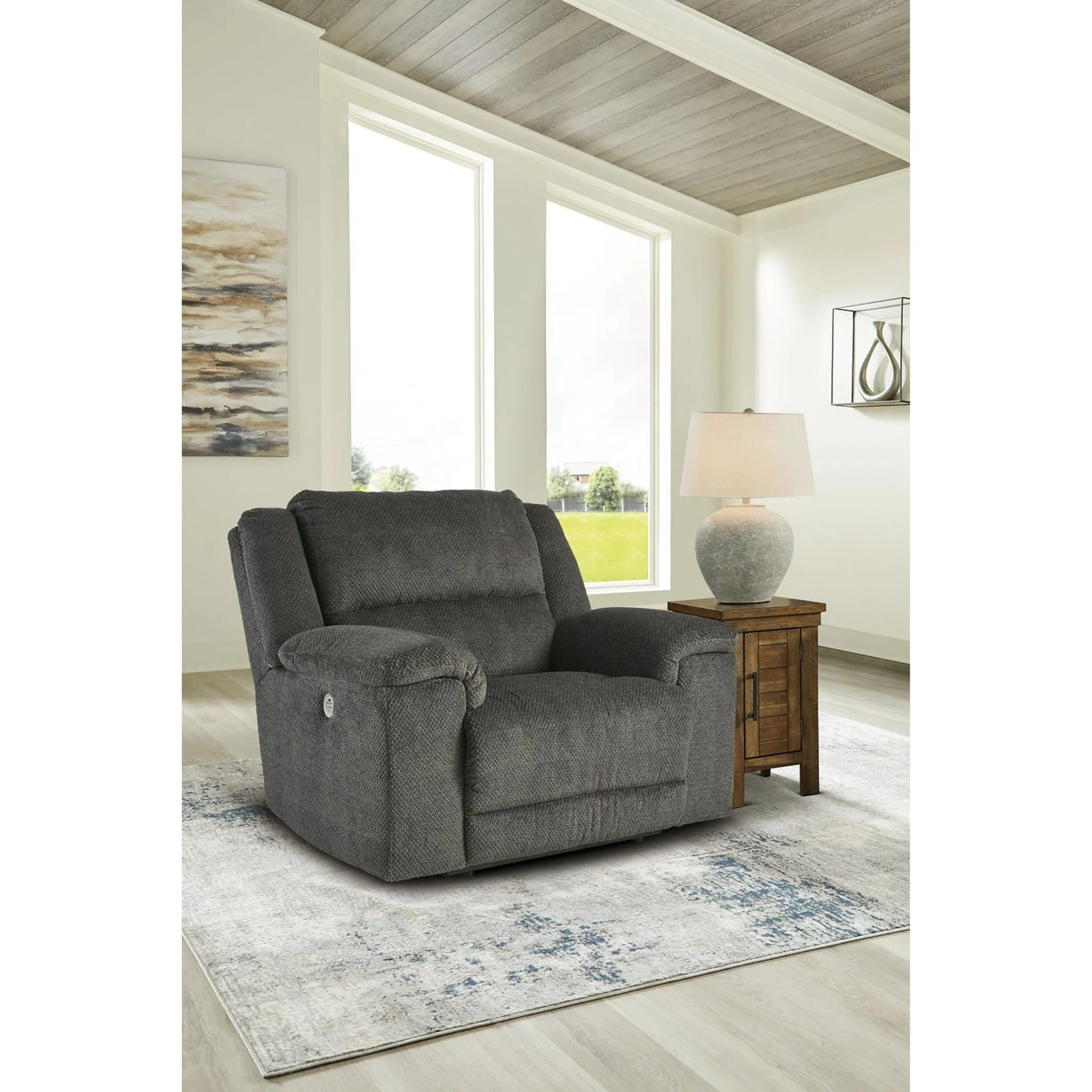 Keensburg-Exclusive Wide Seat Recliner with Power