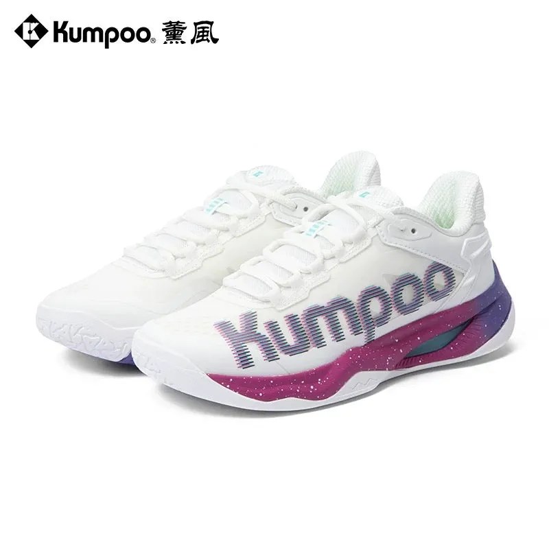 Kumpoo KH-G825 Badminton Shoes White/Purple/Blue