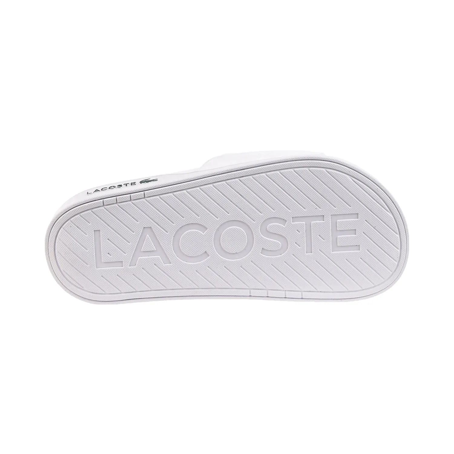 Lacoste Croco Dualiste 0922 CMA Men's Slides White/Dark Green