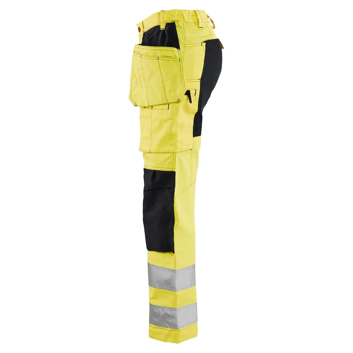 Ladies&#x20;High&#x20;Vis&#x20;Trousers&#x20;With&#x20;Stretch&#x20;7163&#x20;High&#x20;Vis&#x20;Geel&#x2F;Marineblauw&#x20;-&#x20;Bl&#xE5;kl&#xE4;der