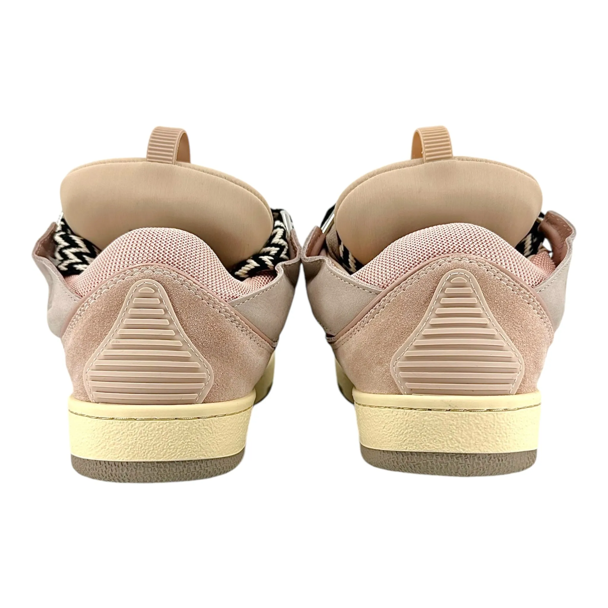 Lanvin Leather Curb Sneaker Pale Pink