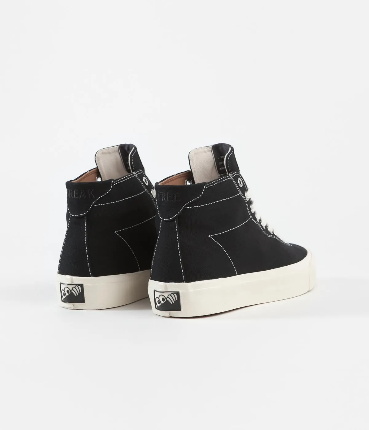 Last Resort AB VM001 Canvas Hi Shoes - Black / White