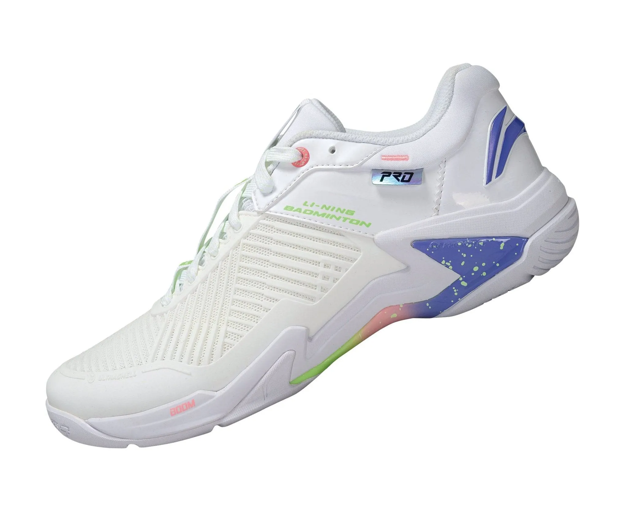 LI-NING Thunder Pro White Badminton Shoes AYAT009-1