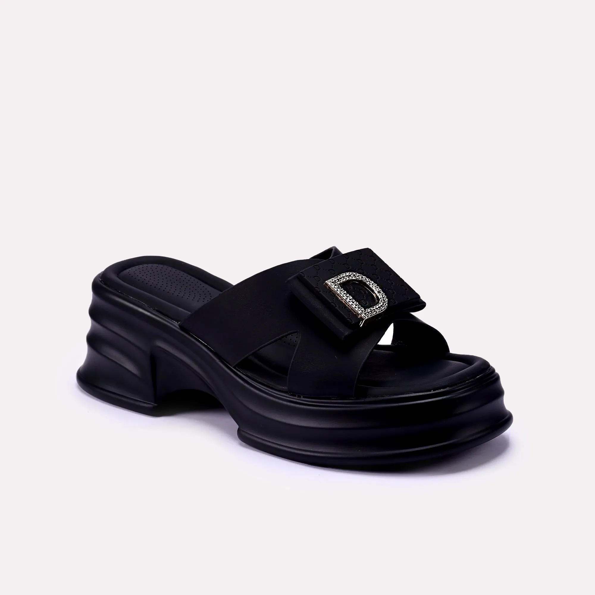 Linda Black Casual Slippers 0412275