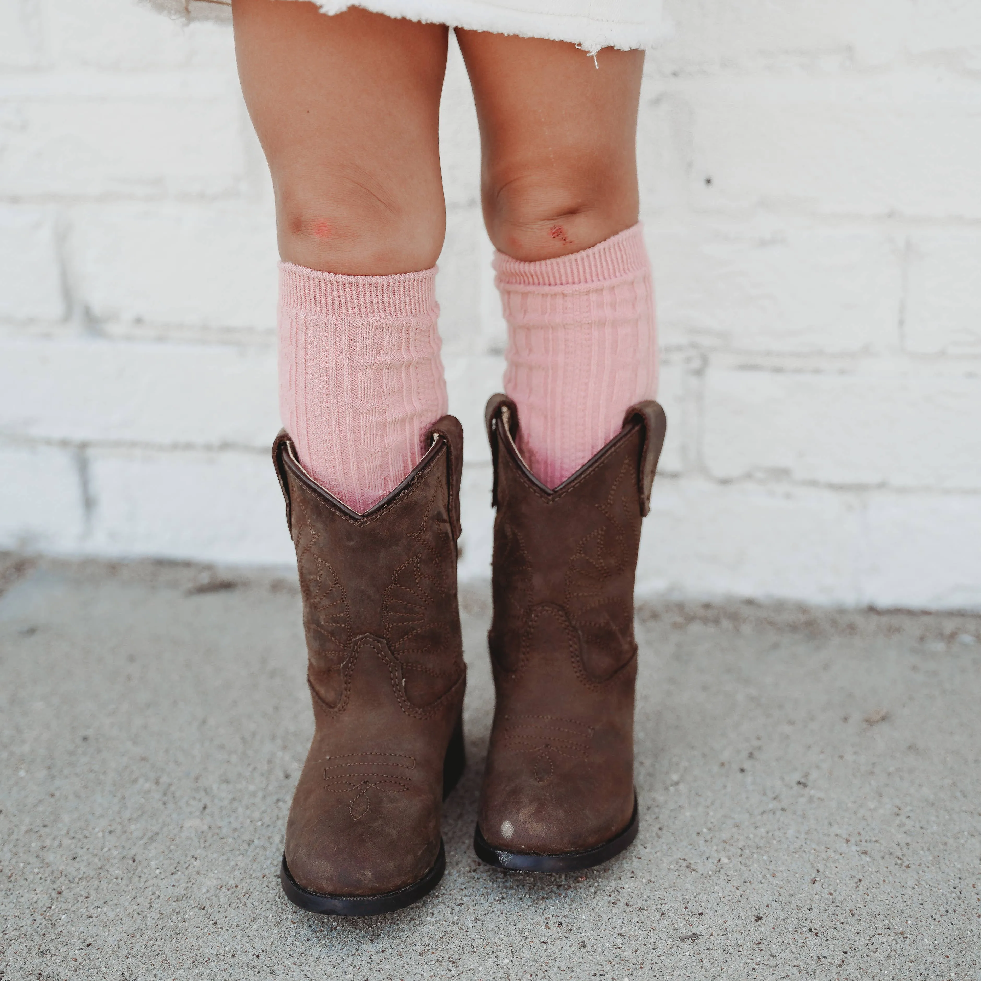 Little Stocking Co Knee High Socks - Blush