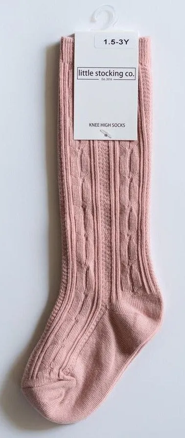 Little Stocking Co Knee High Socks - Blush