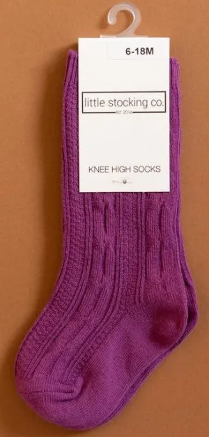 Little Stocking Co Knee High Socks - Willowherb