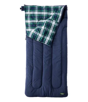 L.L.Bean Flannel Lined Camp Sleeping Bag, 0°