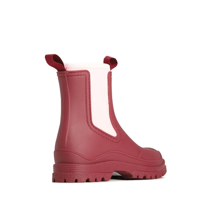 Los Cabos Amelia Berry Ankle Rain Boot Waterproof