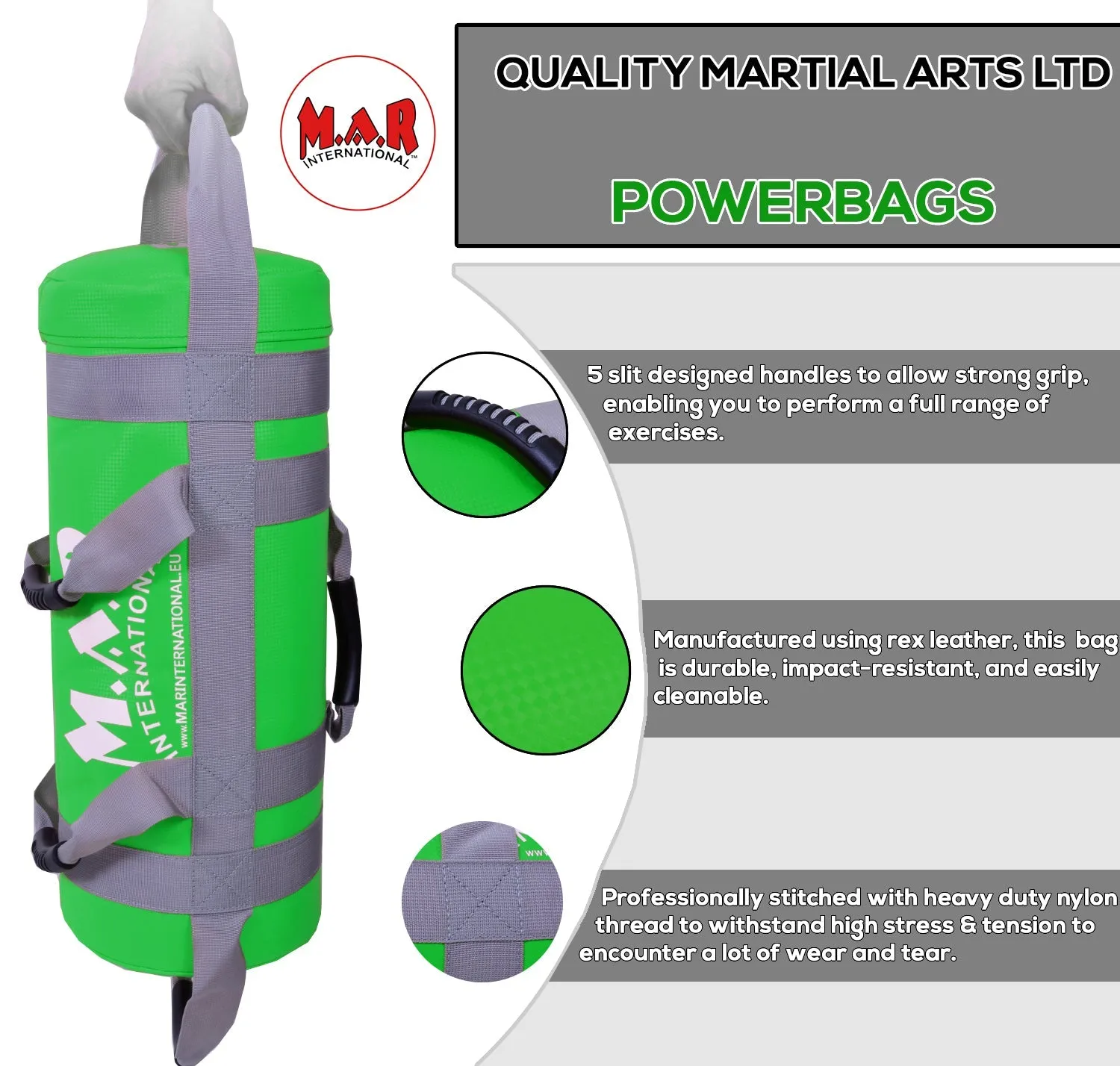 MAR-371 | 25KG Power Core Weighted Bag (GREEN)