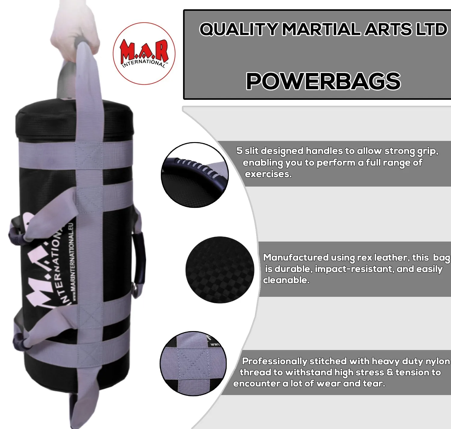 MAR-371 | 30KG Power Core Weighted Bag (BLACK)