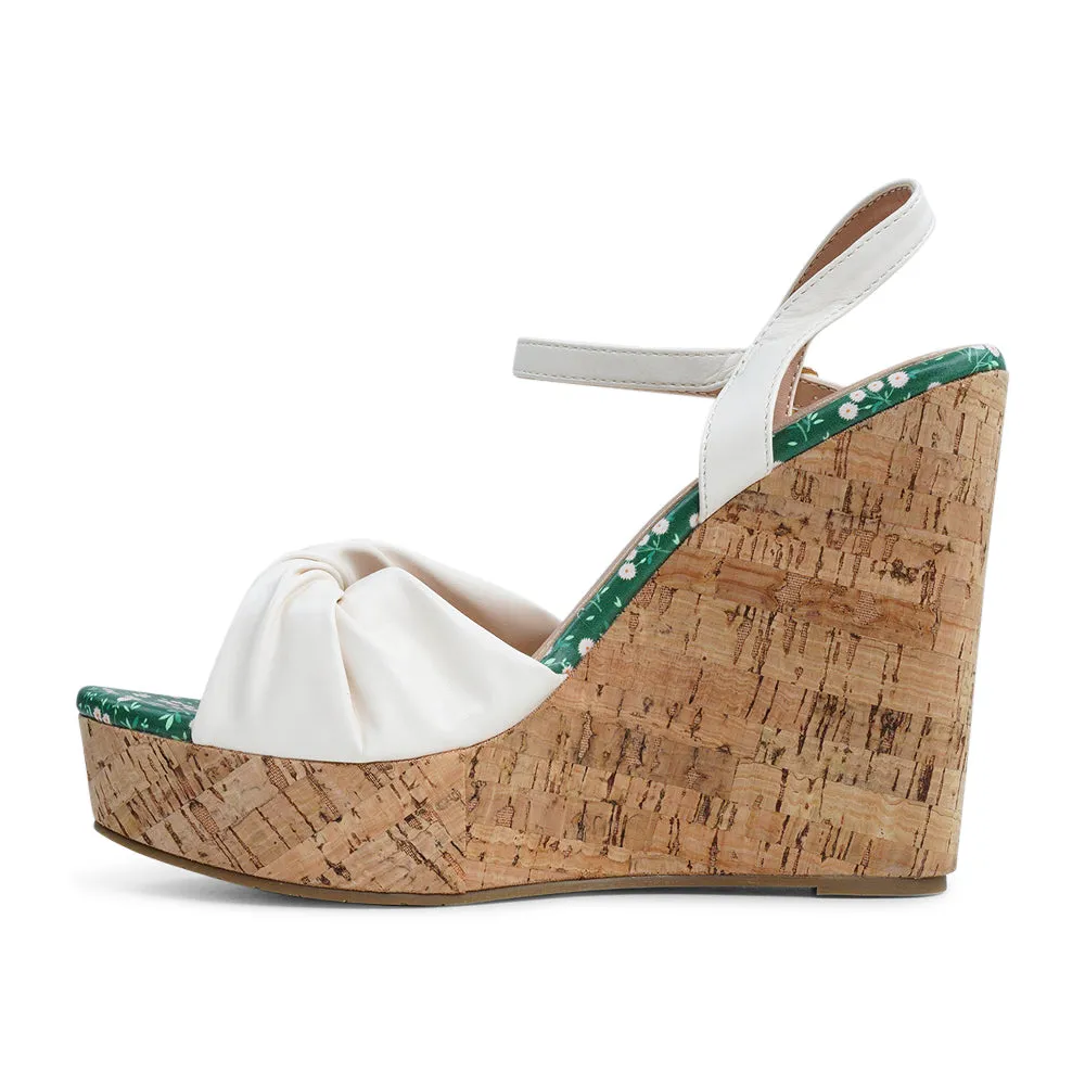 Marie Claire FLAIRE Slingback High Wedge Heels