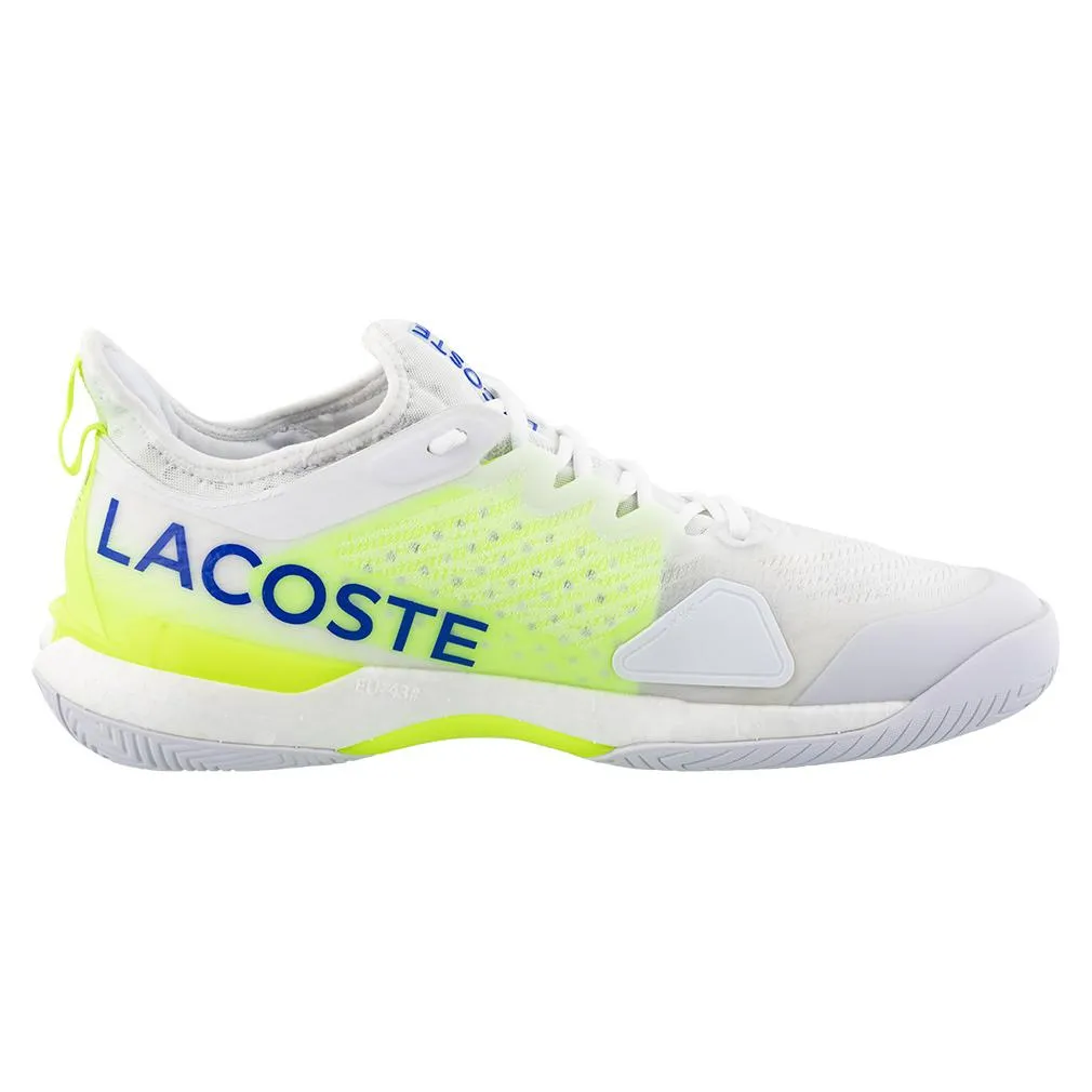 Men's AG-LT23 Lite Tennis Shoes White and Yellow