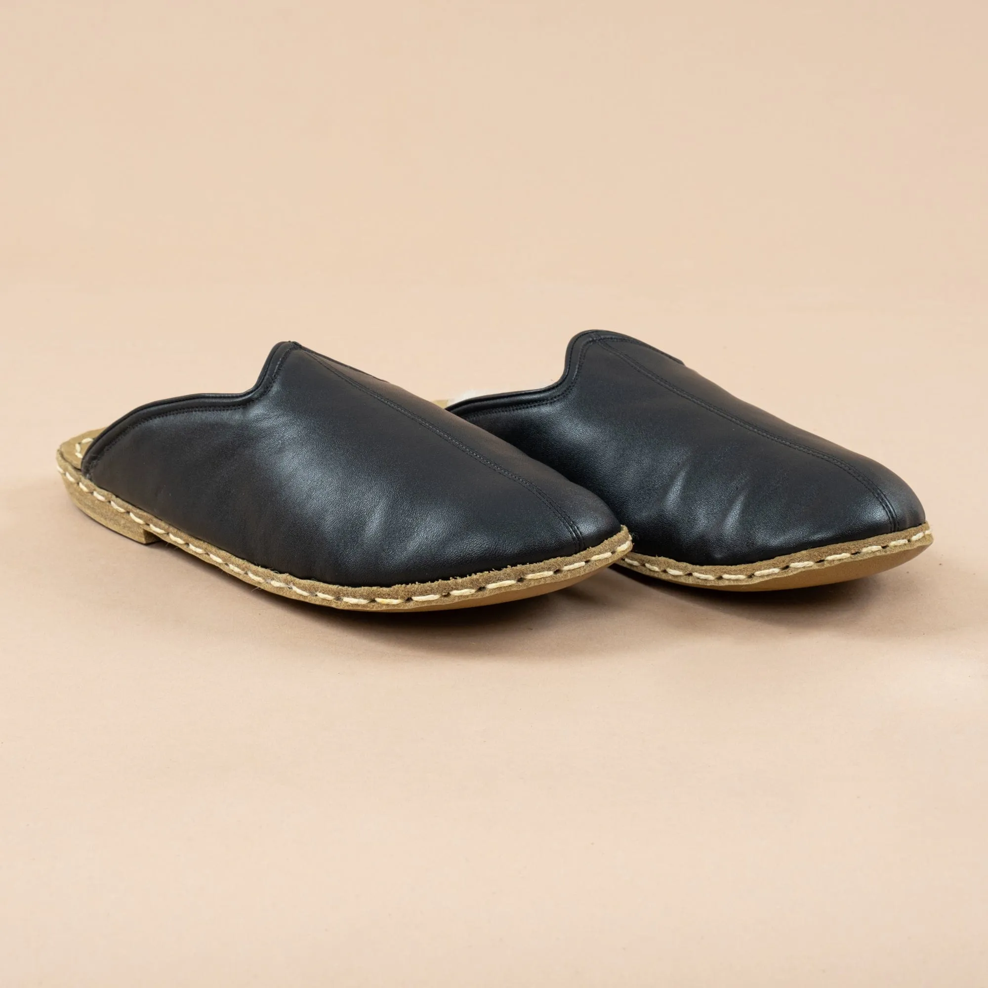 Men's Black Barefoot Shearlings