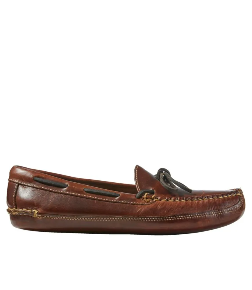 Men's Leather Double-Sole Slippers, Leather-Lined