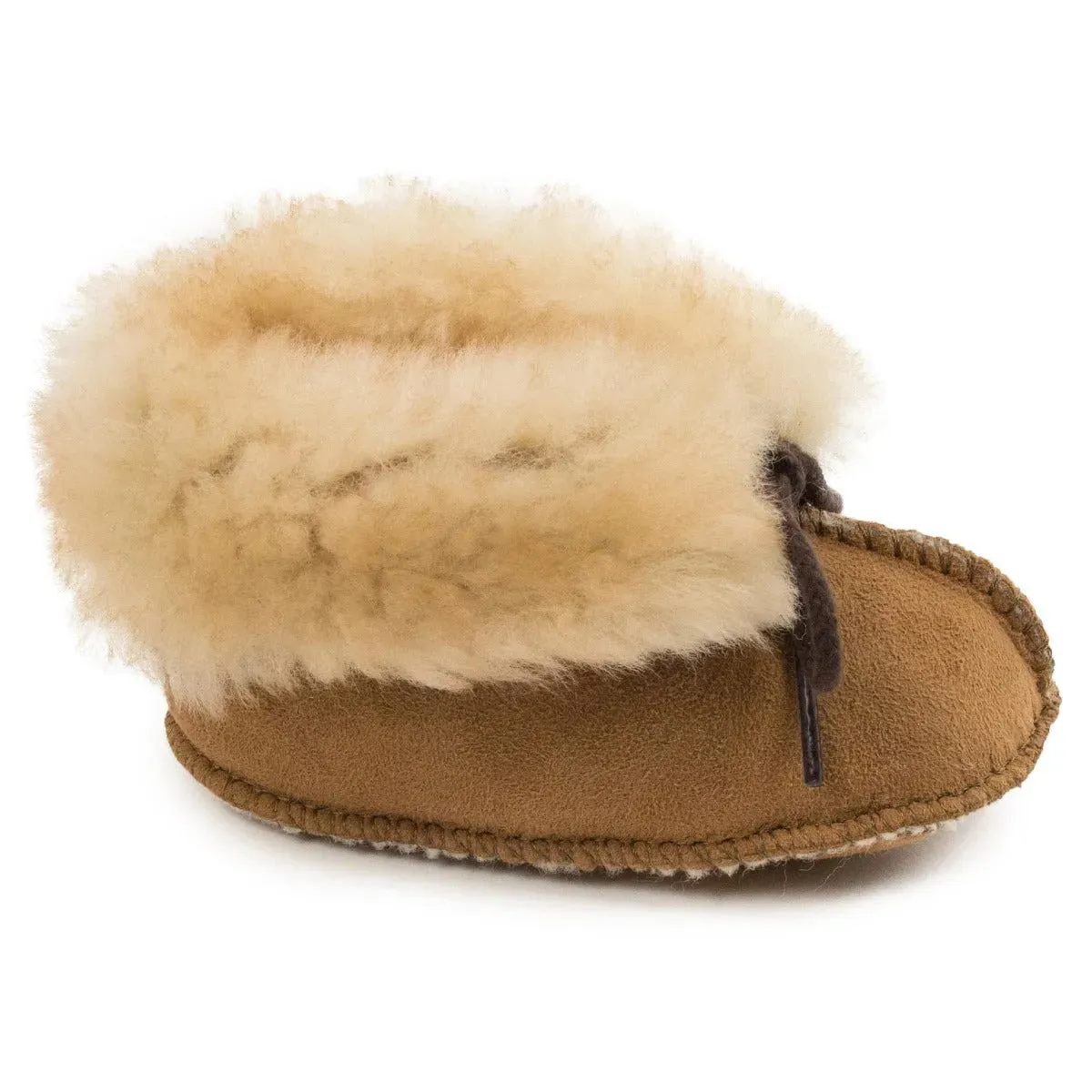 Minnetonka Sheepskin Bootie - Infant Slippers