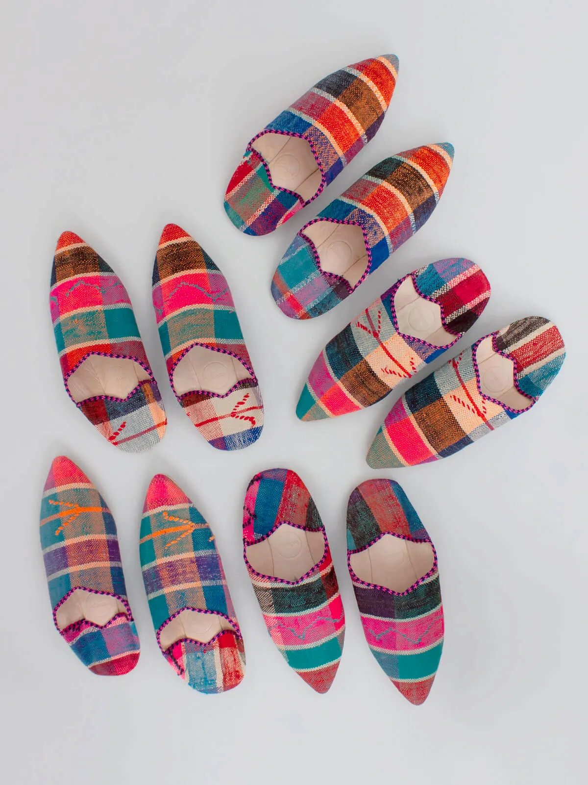 Moroccan Boujad Pointed Babouche Slippers, Marrakech