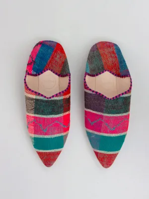 Moroccan Boujad Pointed Babouche Slippers, Marrakech