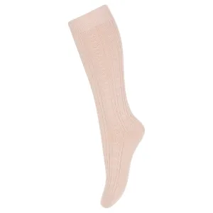 Mp Denmark Juno Knee Socks Rose Dust