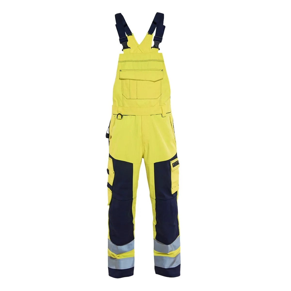 Multinorm&#x20;Bib&#x20;Trouser&#x20;2608&#x20;High&#x20;Vis&#x20;Geel&#x2F;Marineblauw&#x20;-&#x20;Bl&#xE5;kl&#xE4;der