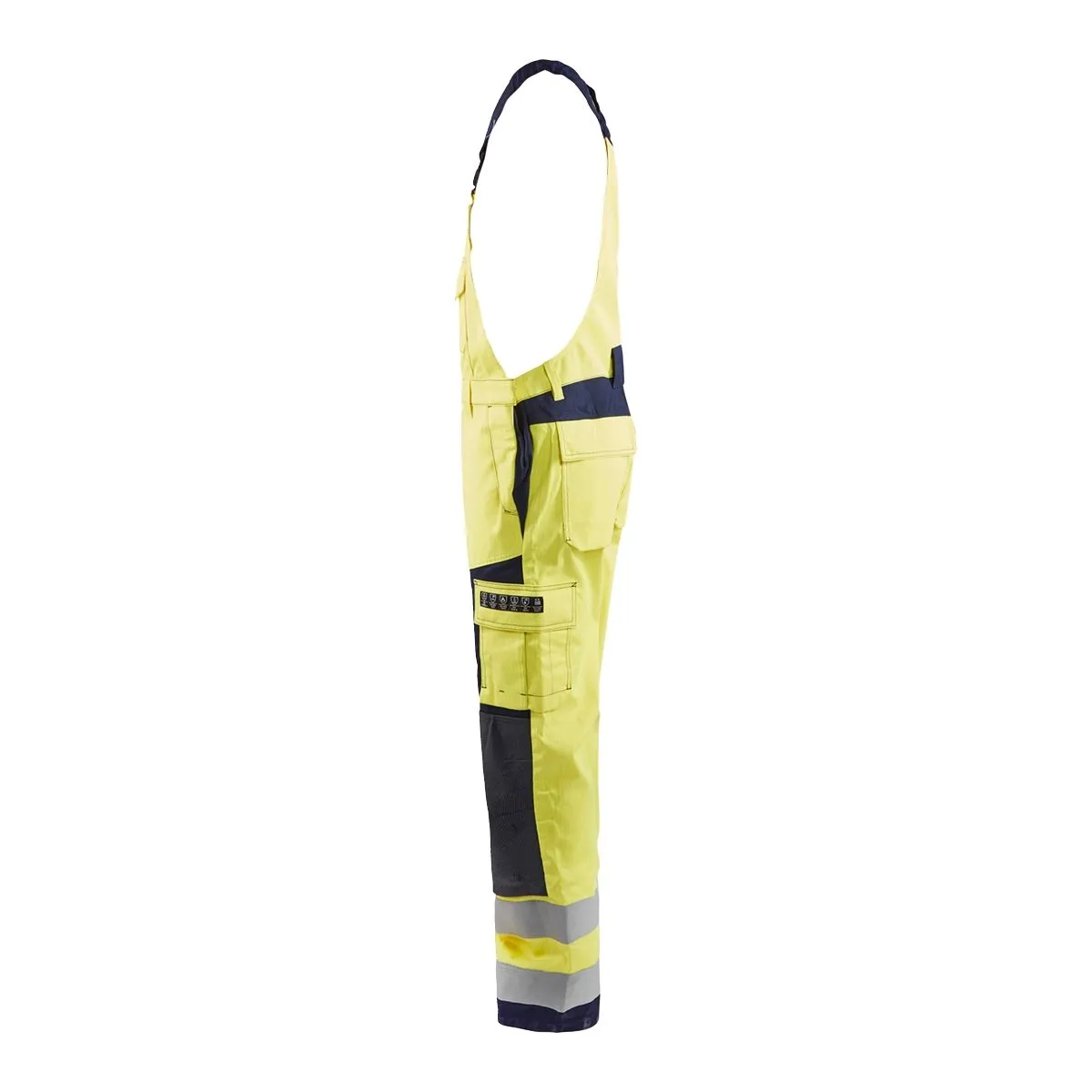 Multinorm&#x20;Bib&#x20;Trouser&#x20;2608&#x20;High&#x20;Vis&#x20;Geel&#x2F;Marineblauw&#x20;-&#x20;Bl&#xE5;kl&#xE4;der