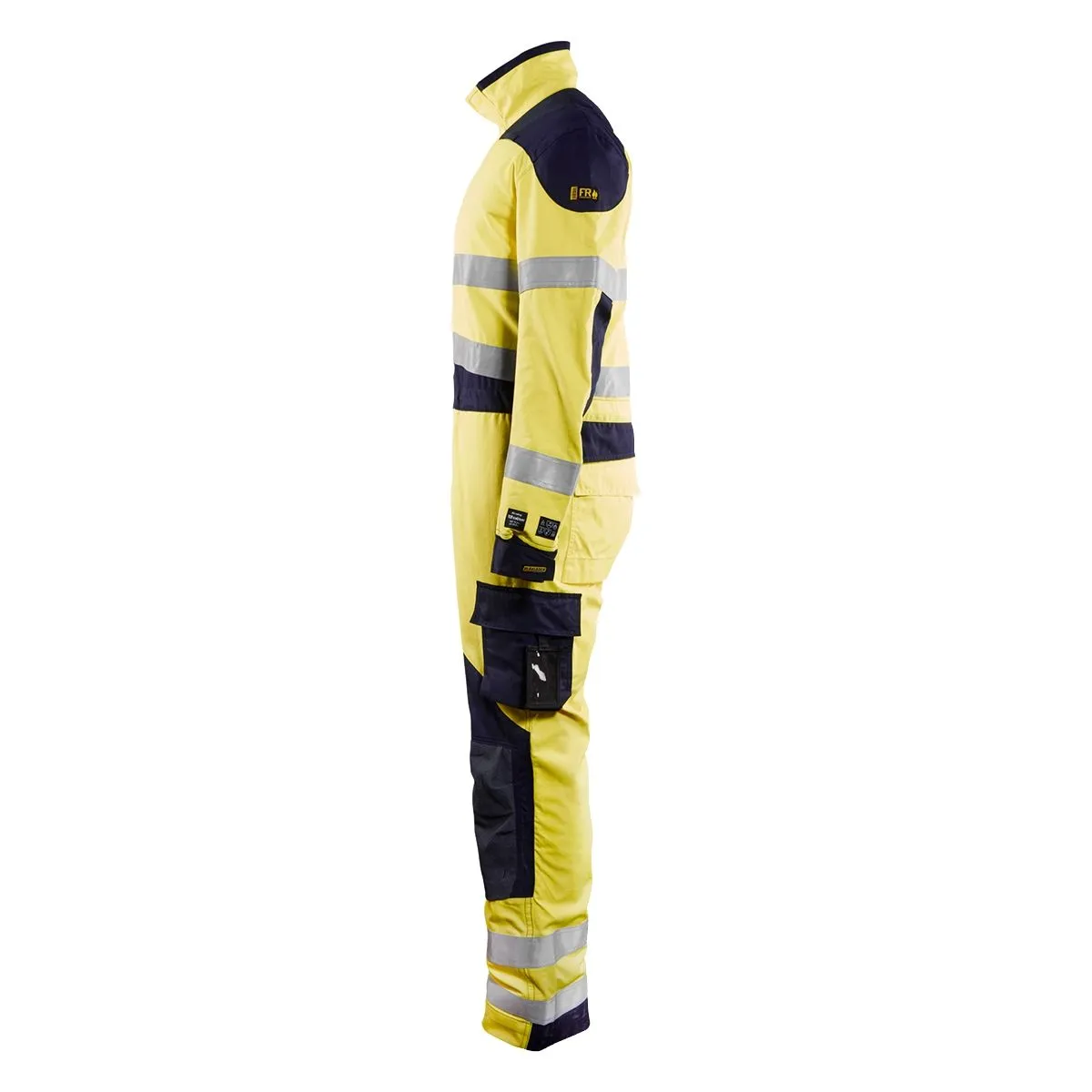 Multinorm&#x20;Overall&#x20;Inherent&#x20;6089&#x20;High&#x20;Vis&#x20;Geel&#x2F;Marineblauw&#x20;-&#x20;Bl&#xE5;kl&#xE4;der