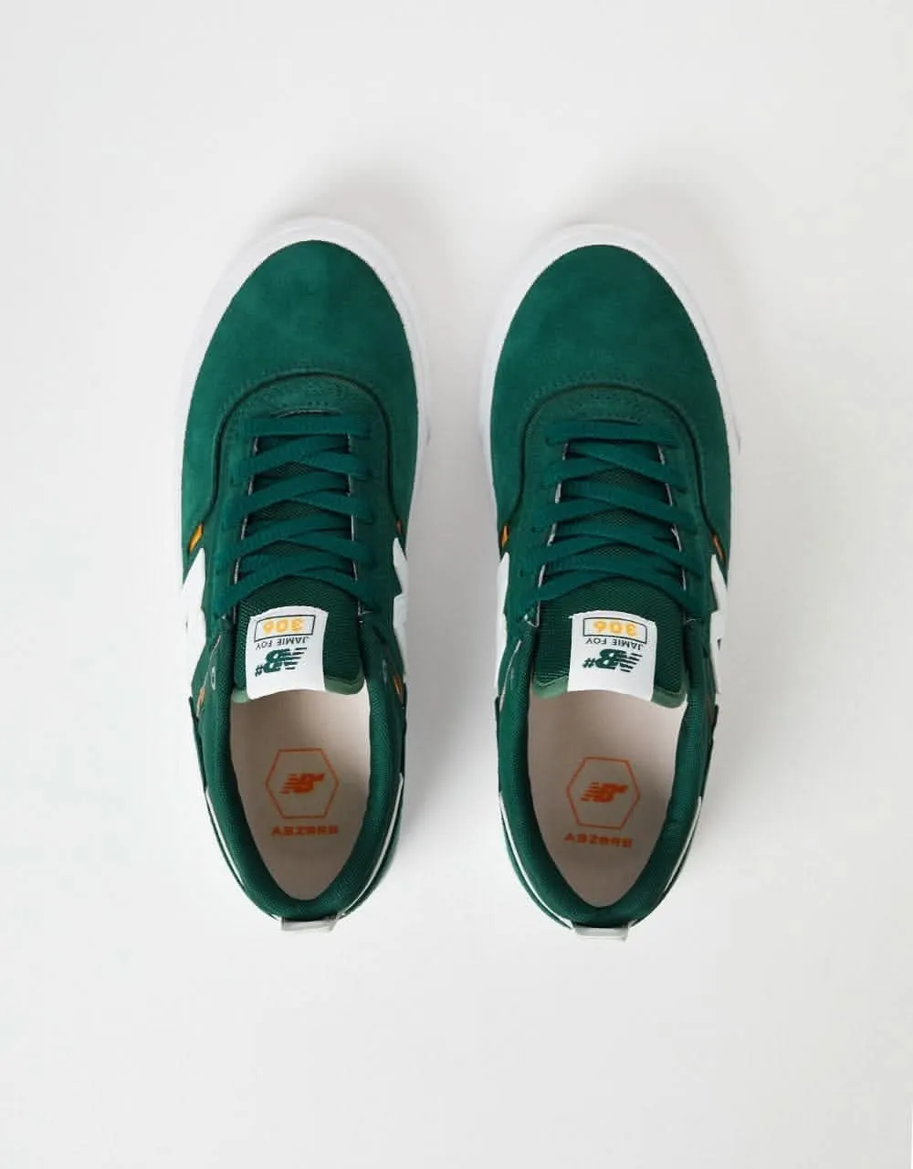 New Balance Numeric Jamie Foy 306 Skate Shoes - Forest/Orange