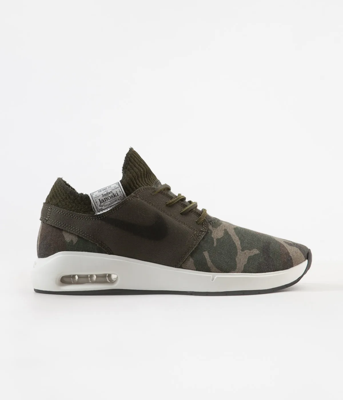 Nike SB Air Max Janoski 2 Premium Shoes - Iguana / Black - Cargo Khaki - Desert Ore