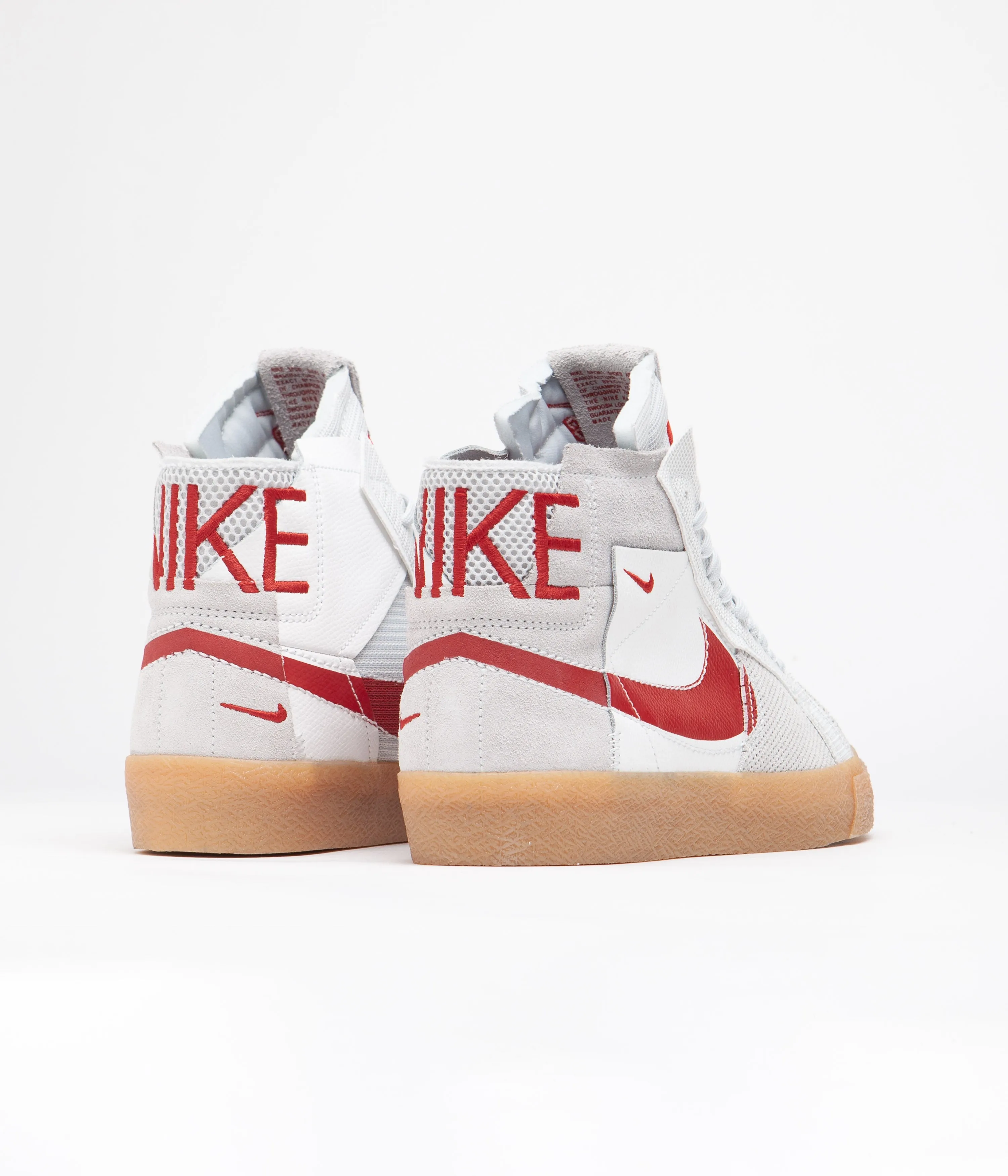 Nike SB Blazer Mid Premium Shoes - Summit White / University Red