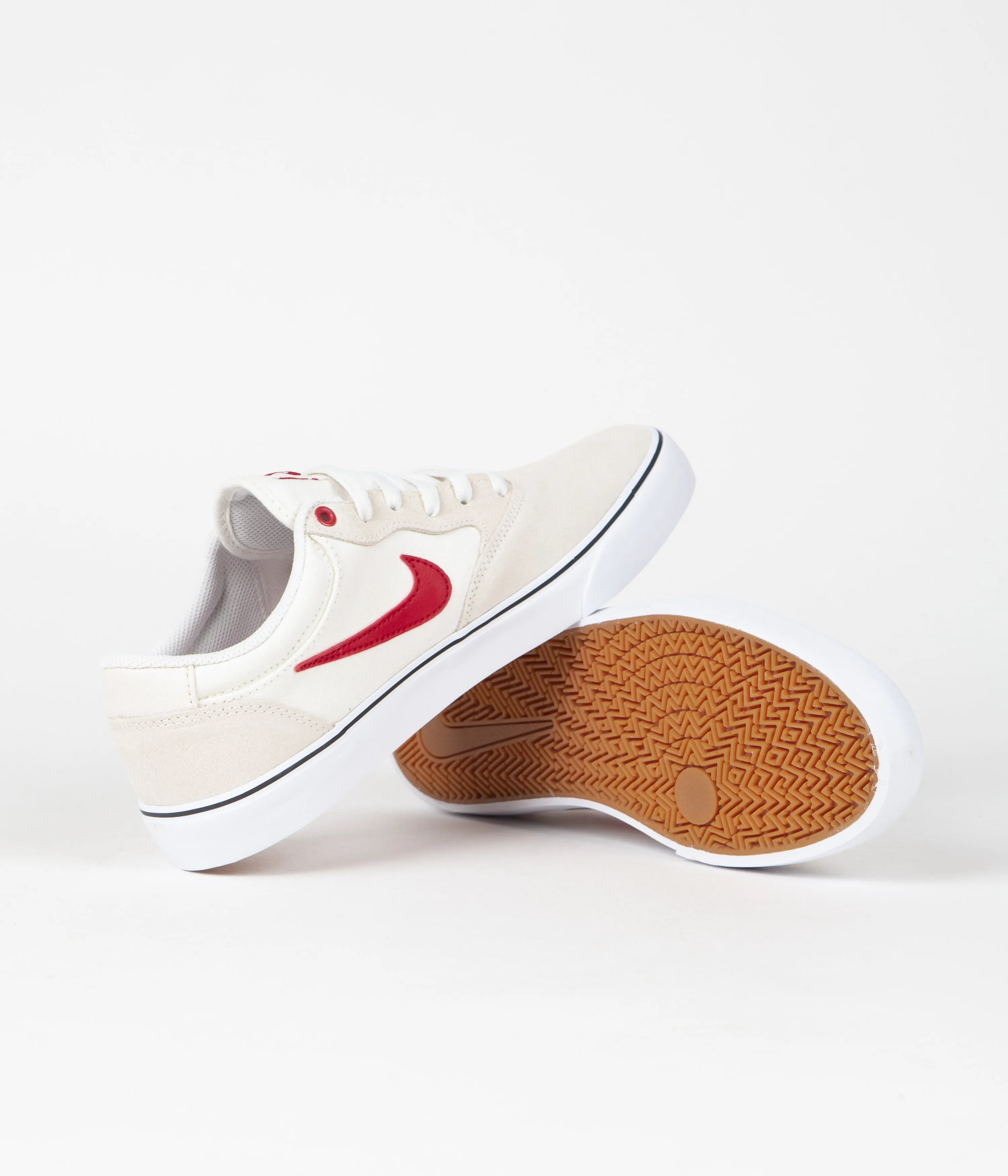 Nike SB Chron 2 Shoes - Summit White / University Red - Phantom