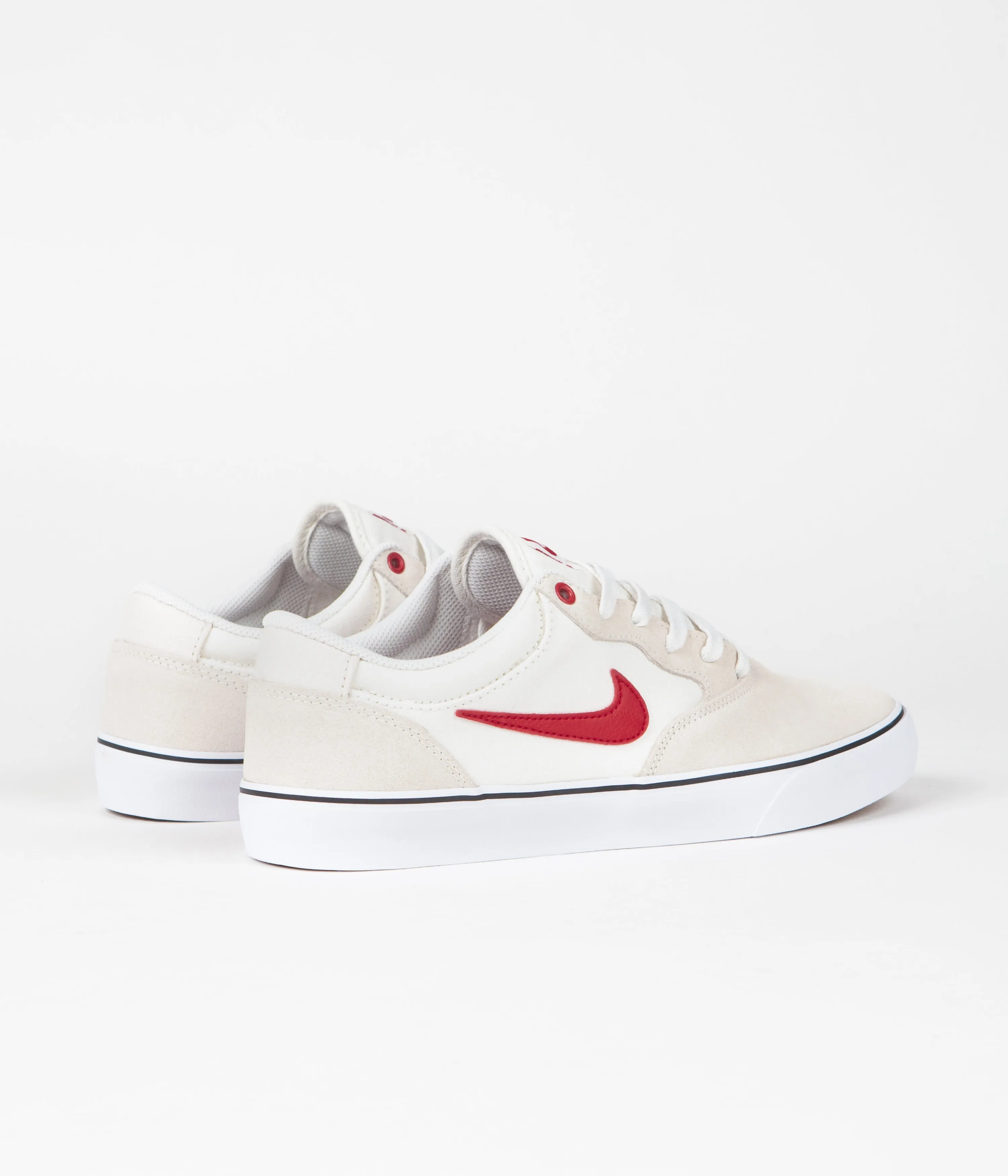 Nike SB Chron 2 Shoes - Summit White / University Red - Phantom