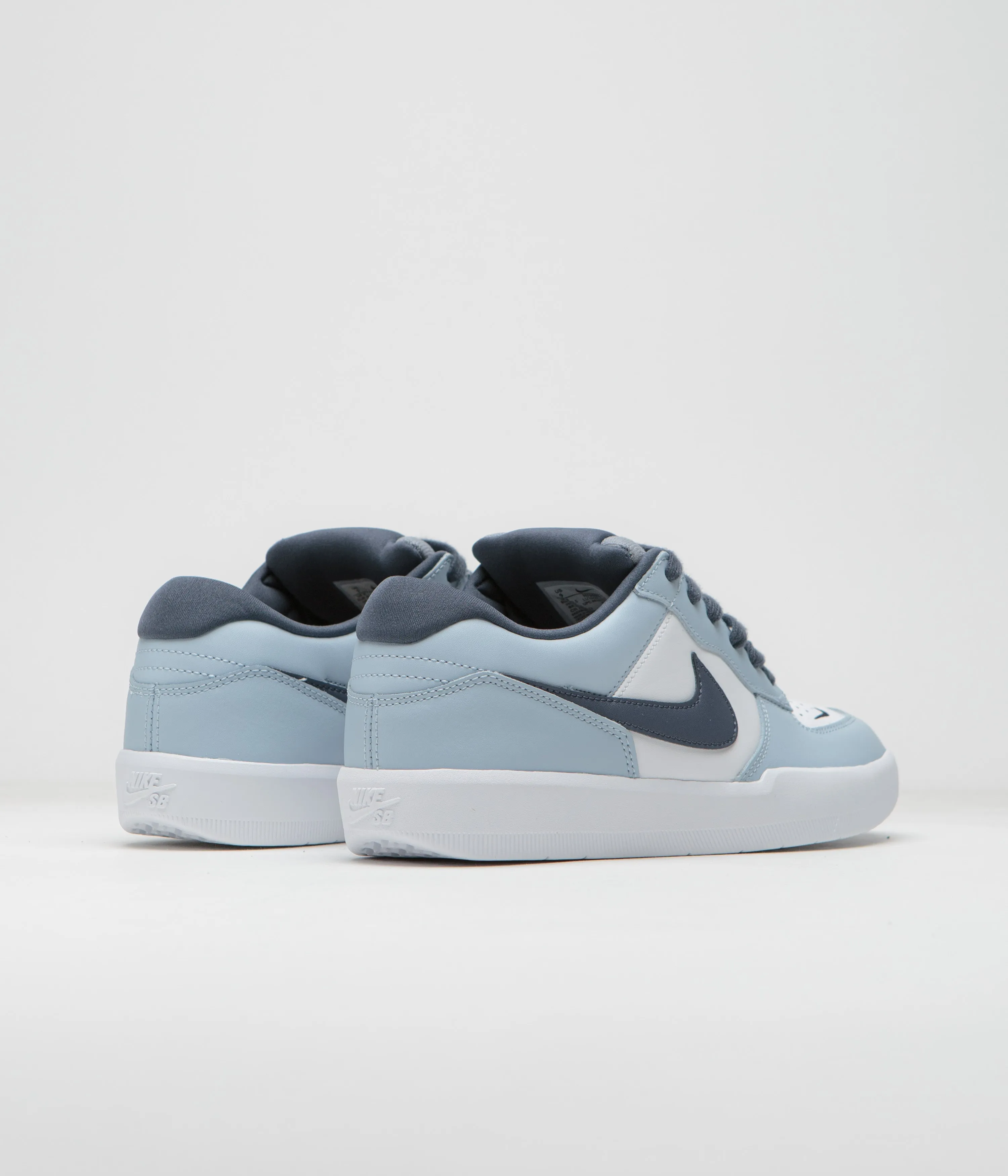 Nike SB Force 58 Premium Shoes - White / Thunder Blue - White - Ashen Slate