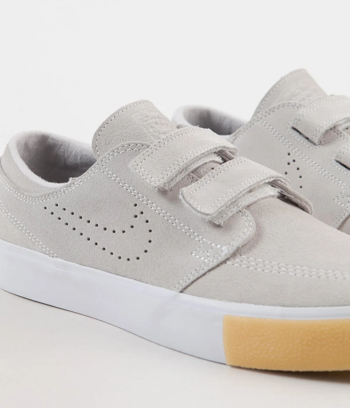 Nike SB Janoski AC Remastered Shoes - White / White - Vast Grey - Gum Yellow