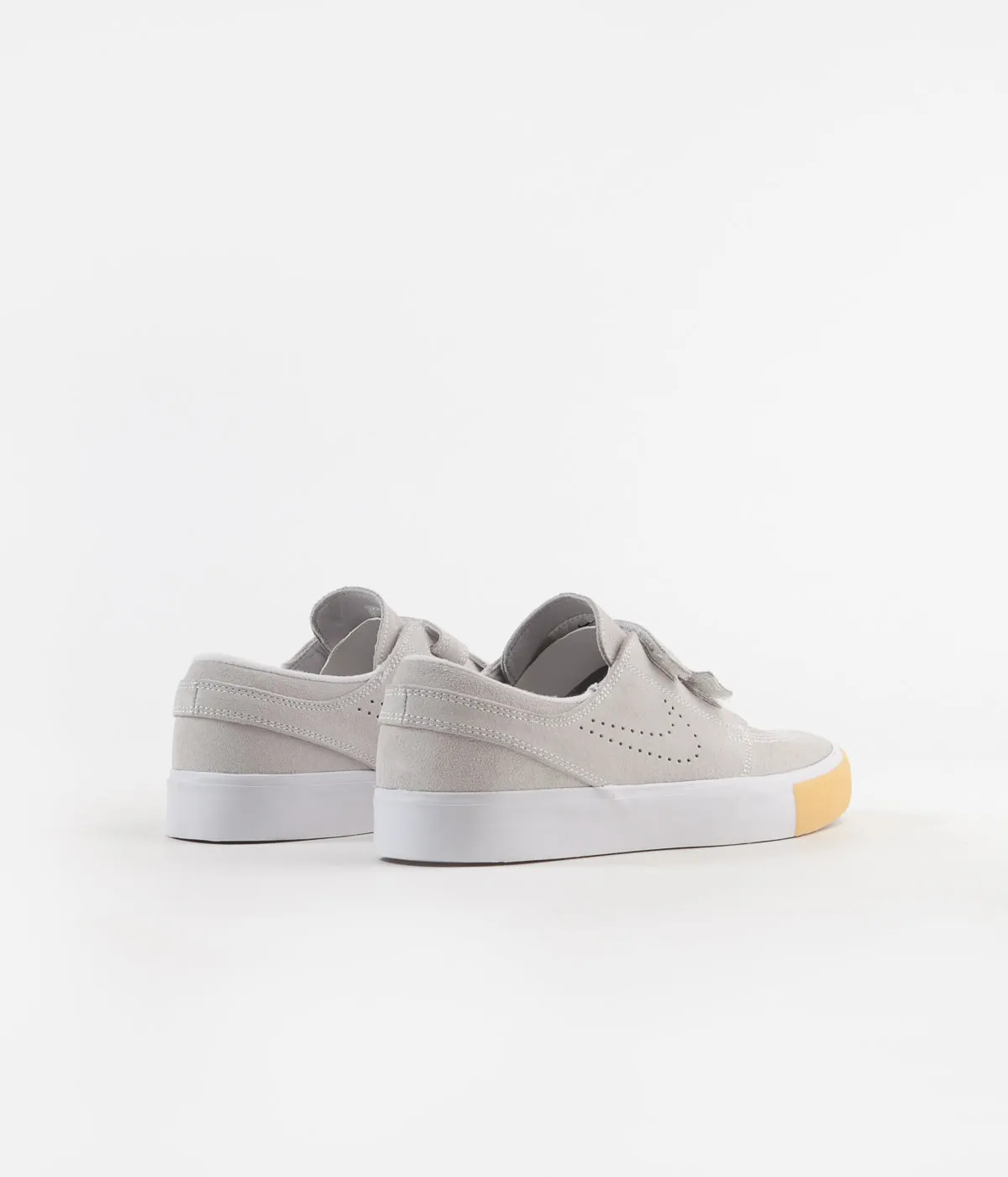 Nike SB Janoski AC Remastered Shoes - White / White - Vast Grey - Gum Yellow